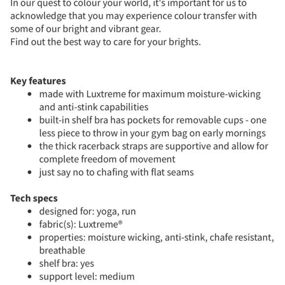 Lululemon Push Your Limits Tank
Heathered Lavender Dusk / Lavender Dusk - Picture 8 of 8